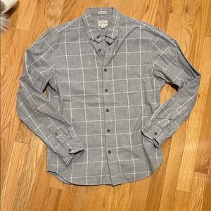 J. Crew Gray Windowpane Casual Button-Down Shirt